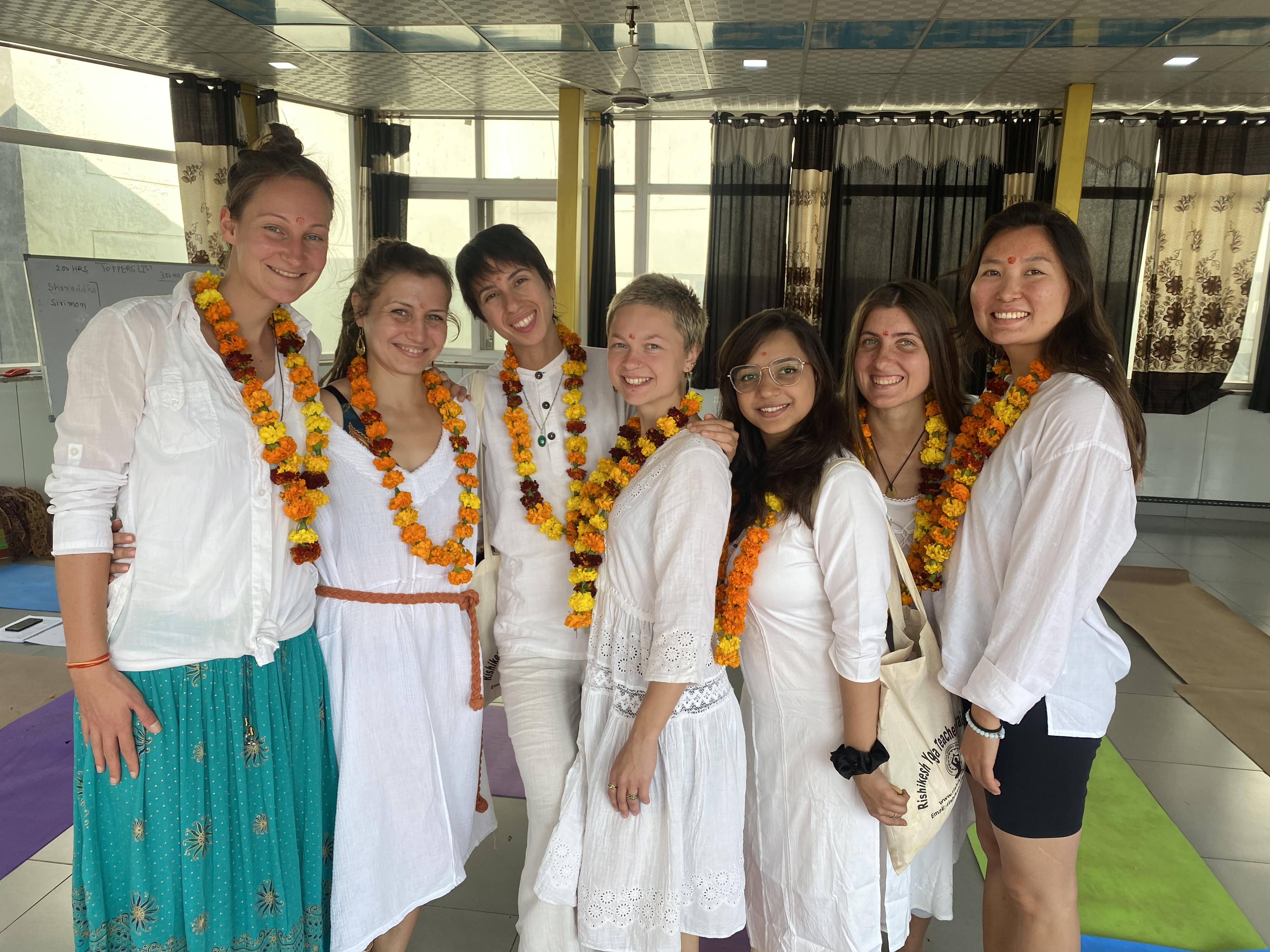 Students Participating in 100 Hour Yoga Teacher Training in Rishikesh, India